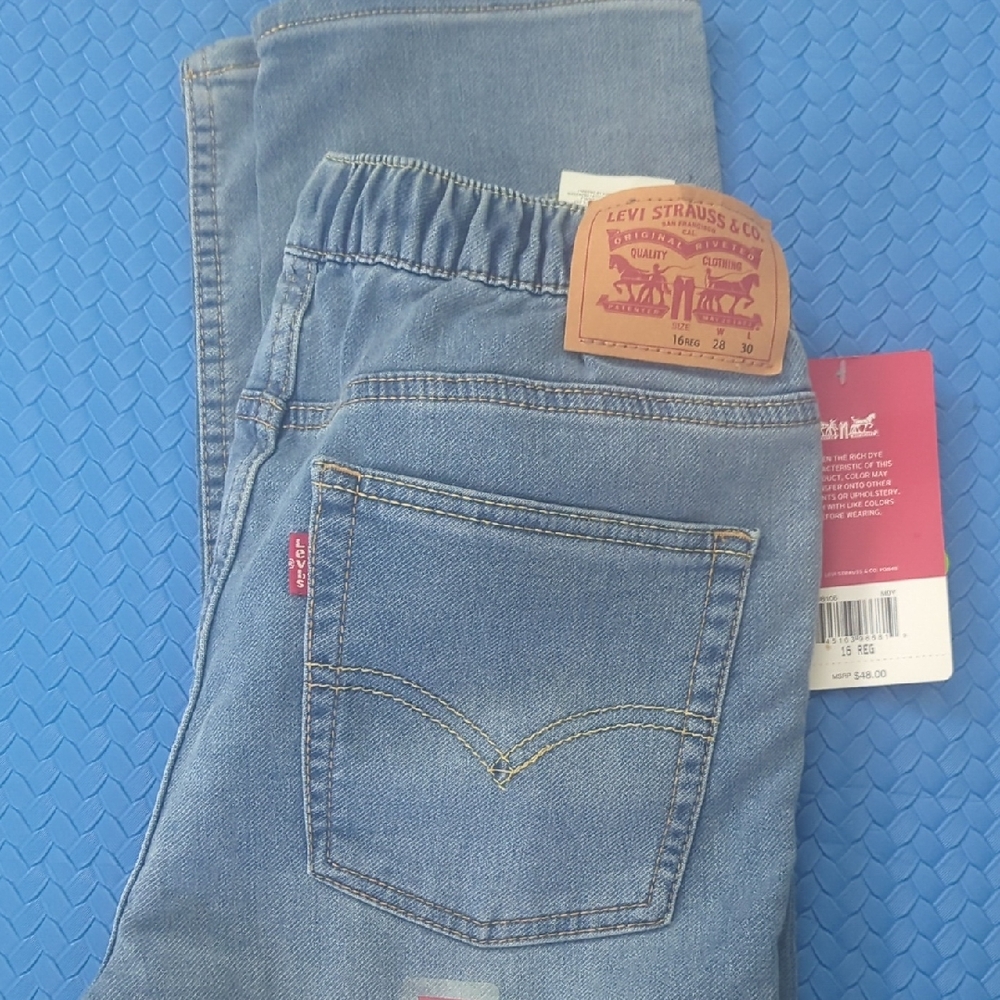 Levi's Boy's Light Blue Jeans Classic Denim Style